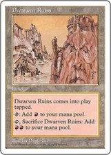 1x Dwarven Ruins Fifth Edition   card MTG Magic the Gathering