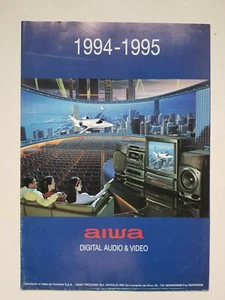 AIWA POSTER CATALOGO AUDIO VIDEO 1994 1995 VIDEOREGISTRATORI CAR STEREO HI-FI - Foto 1 di 3