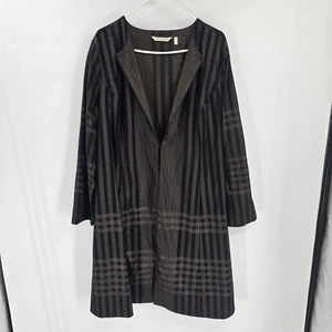 Soft Surroundings NWT Stonehaven Plaid Duster Coat Cardigan Jacket Women’s Sz 2X - Picture 1 of 7