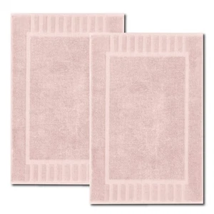 White Classic Luxury Bath Mat Floor Towel Set - Absorbent Cotton Hotel Spa - Picture 1 of 9