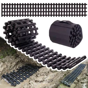 Anfahrhilfe 6T 6000kg Traktionshilfe Auto Starkes Traktionsmatte Rollbar - Bild 1 von 9