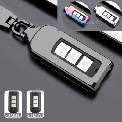 Para Mitsubishi ASX RVR Metal+TPU Controle Remoto Chaveiro de Carro Estojo Capa Acessórios - Imagem 1 de 4