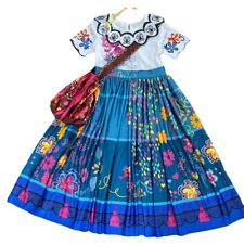 Encanto Madrigal Dress Girls Mirabel Cosplay Kids Halloween Princess Costume