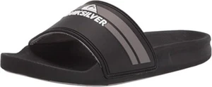 Sandalias Quiksilver Child Rivi Slide juveniles talla 6 (39) Big Kid negras con grises - Imagen 1 de 10