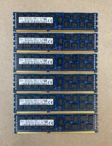 LOT OF 6 SK Hynix HMT31GR7EFR4A-PB DDR3-1600 8GB Server Memory - Picture 1 of 2
