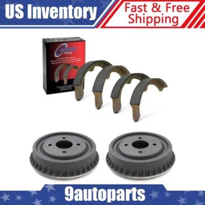 Комплект задних тормозных барабанов и тормозных колодок для 1979 Ford Mustang - Изображение 1 из 4