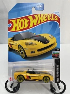 Hot Wheels Mainline H Case HW Roadsters 2/5 Corvette C6 Yellow 40/250 - Picture 1 of 3