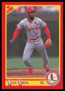 1990 Score #285 Ozzie Smith St. Louis Cardinals - Picture 1 of 2
