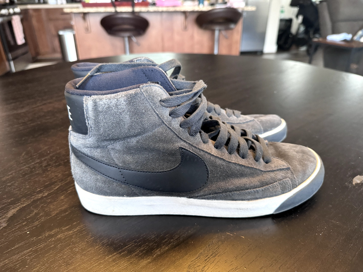 Nike Blazer Vintage Suede Mid Black W | eBay Nike Blazer Vintage Suede Mid Black W | eBay