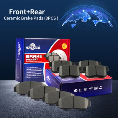 Front Rear Ceramic Brake Pads For 1999 - 2008 Acura TL CL 1999 - 2004 Acura RL - Image 1 of 4
