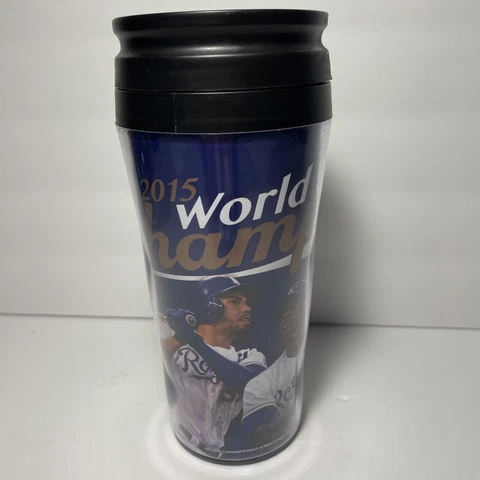 Kansas City ROYALS 2015 World Series Champions Baseball Insulated Mug Hot Cold Cover