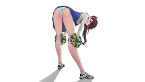 Anime Mädchen Ecchi einfacher Hintergrund Höschen Spielmatte Gaming Matte Schreibtisch - Bild 1 von 1