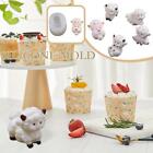 3D Cartoon Lamb Silicone Mold Easter Sheep Shaped Candle DIY Molds 2024 R6H7