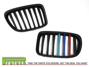 /// M Tri 3 Color Matte Black Front Grille Grill For BMW X1 E84 2010-2014 - Bild 1 von 2