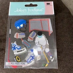 New! Jolee's Boutique Hockey Dimensional Stickers - Picture 1 of 2