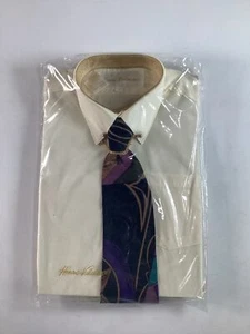 Toddler Henri Valdise Canary Long Sleeve Dress Shirt w/ Tie NEW - Picture 1 of 3