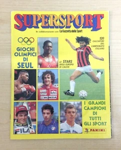 1988 PANINI SUPERSPORT FIGURINE BLANK ALBUM - PERFECT CONDITION WITH POSTER - Picture 1 of 18