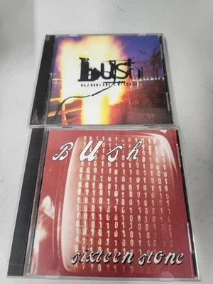 2 CD Lot by Bush - Sixteen Stone, Razorblade Suitcase - 90's Alternative Rock Foto 1 de 4