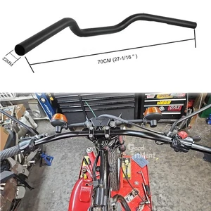 Motorcycle Handlebar 7/8" 22mm Black Handle Bar For Harley Sportster XL 1200 883 - Picture 1 of 14