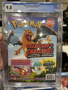 Official POKÉMON MAGAZINE 2025 ~ Charizard's Challenge CGC 9.8 Pokemon Pop 2🔥 - Picture 1 of 4
