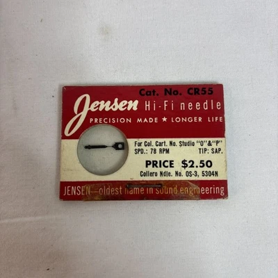 JENSEN HI-FI 针状留声机针 CR-55 — 第 1/2 张图片