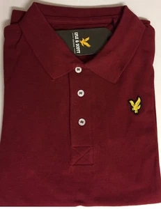 CAMISA POLO SÓLIDA LYLE AND SCOTT MANGA CORTA TOTALMENTE NUEVA PARA TODA LA TEMPORADA - Imagen 1 de 10