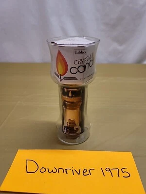 Vela de cristal Libbey vintage con flotador/25 mechas - sin velas - vela flotante de aceite Foto 1 de 3