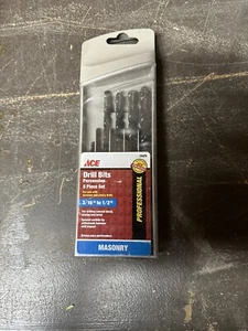 ACE 01-14136 PROFESSIONAL MASONRY DRILL BIT SET (X0384) - Picture 1 of 2