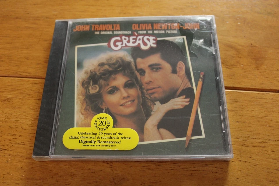 GREASE SOUNDTRACK - 20 YEAR ANNIVERSARY CD [NEW SEALED] *RIP IN SHRINK* - Image 1 of 4