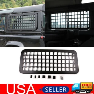 For Land Rover Defender 2004-2019 Rear Side Window Glass Armor Cover Protector - Picture 1 of 12