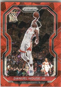 2020-21 Panini Prizm Prizms Red Ice #80 Danuel House Jr.