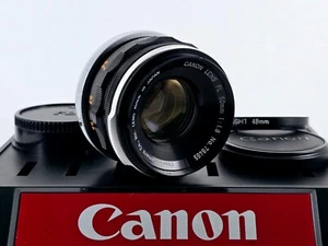 🌸[Near MINT+++] Canon FL 50mm F1.8 Standard Prime MF Lens From Japan - Picture 1 of 13