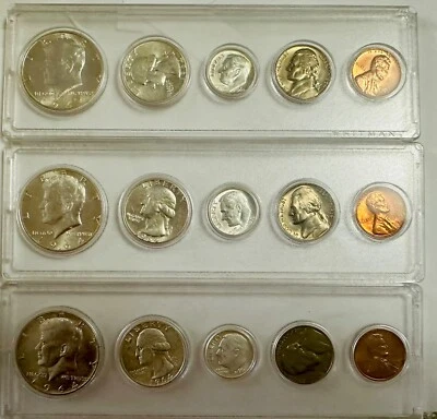 1964 Silver 5-coin Set In Whitman Holder (1-set) 3 Available - Image 1 of 2