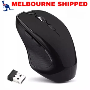 2.4Ghz Optical Wireless Mouse +USB Receiver Cordless Mouse For PC/Laptop AU - Picture 1 of 3