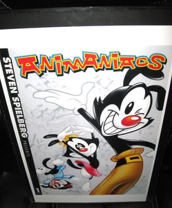 Scarce Steven Spielberg Presents Volume 1 ANIMANIACS POSTER ca 2007 Cartoon Frmd - Picture 1 of 6