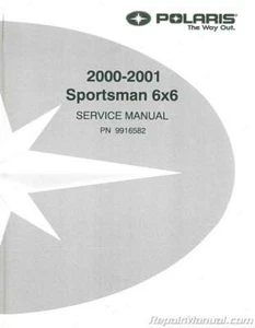 2000-2001 Polaris Sportsman 6×6 Service Manual : 9916582 - Picture 1 of 1