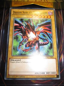 YU-GI-OH! COMMUNE DRAGON NOIR AUX YEUX ROUGES LDK2-FRJ01 FRANCAIS ED 1 NEUF - Picture 1 of 1