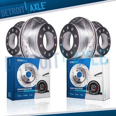 15.35 inch (390mm) Front Rear Drilled Brake Rotors for 2013 - 2024 Ram 4500 5500 - Изображение 1 из 4