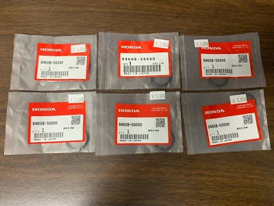 New LOT OF 6 Honda OEM O-Ring CB250 CB550 CB750 94608-50000 WSW - Image 1 of 2