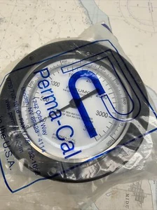 perma-cal pneumo manometro divisioni di 20 piedi di acqua di mare. 3500. - Foto 1 di 3