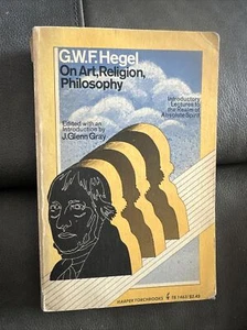On Art, Religion, Philosophy by G.W.F. Hegel 1970 Mass Market Paperback Classic - Foto 1 di 9