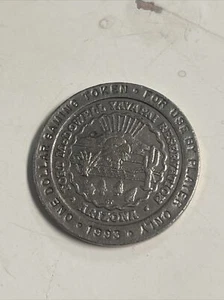 The Fort McDowell Gaming Center $1 Casino Slot token Fort McDowell Arizona 1993 - Picture 1 of 2
