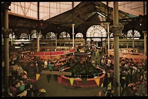 Market St. Helier Jersey Channel Islands Postcard - Picture 1 of 2