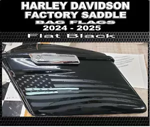 Cbcdecals- Side Saddlebag flags for 2024 - 2025 Harley Davidson" - Picture 1 of 12