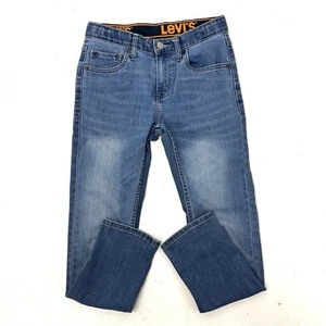 Levi’s Boy’s Size 12 Jeans 510 Adjustable Waist Stretch Denim Skinny - Picture 1 of 10