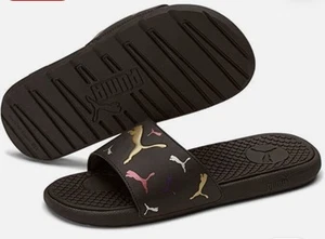 PUMA Ciabatta sandalo donna Cool Cat 2.0 Toss Slide taglia 6 2023 design NUOVO - Foto 1 di 10