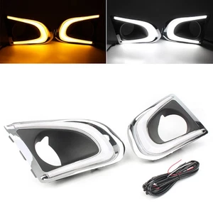 LED Daytime Running Light Fog Lamp Turn Signal For Chevy Chevrolet Trax 2013-15 - Picture 1 of 9