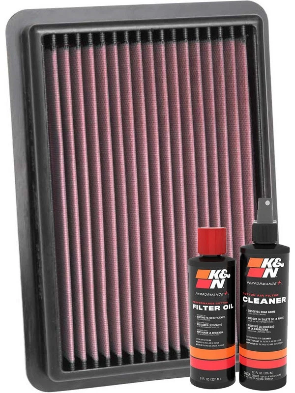 K&N Air Filter 33-5096 + Recharge Kit fits Mazda Mazda3 2.5 BP SKYACTIV-G (BP2H) - image 1 of 4