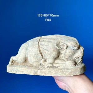 B04 Keramik Grab Wächter (Di tun) der Tang Dynastie.唐代地吞镇墓兽 Extrem Selten - Bild 1 von 11