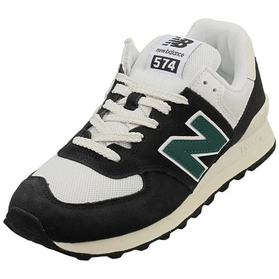 New Balance 574 Negro Blanco, Zapatillas Unisex - Imagen 1 de 4